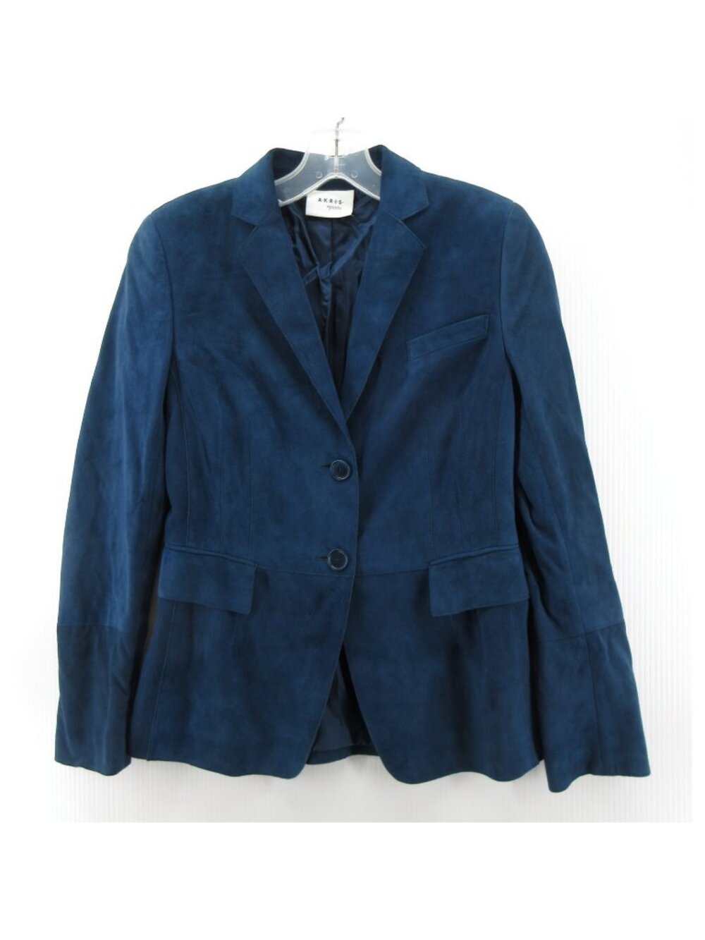 Akris Punto Blazer 6 Goat Suede Leather Jacket Coat Career Luxury *